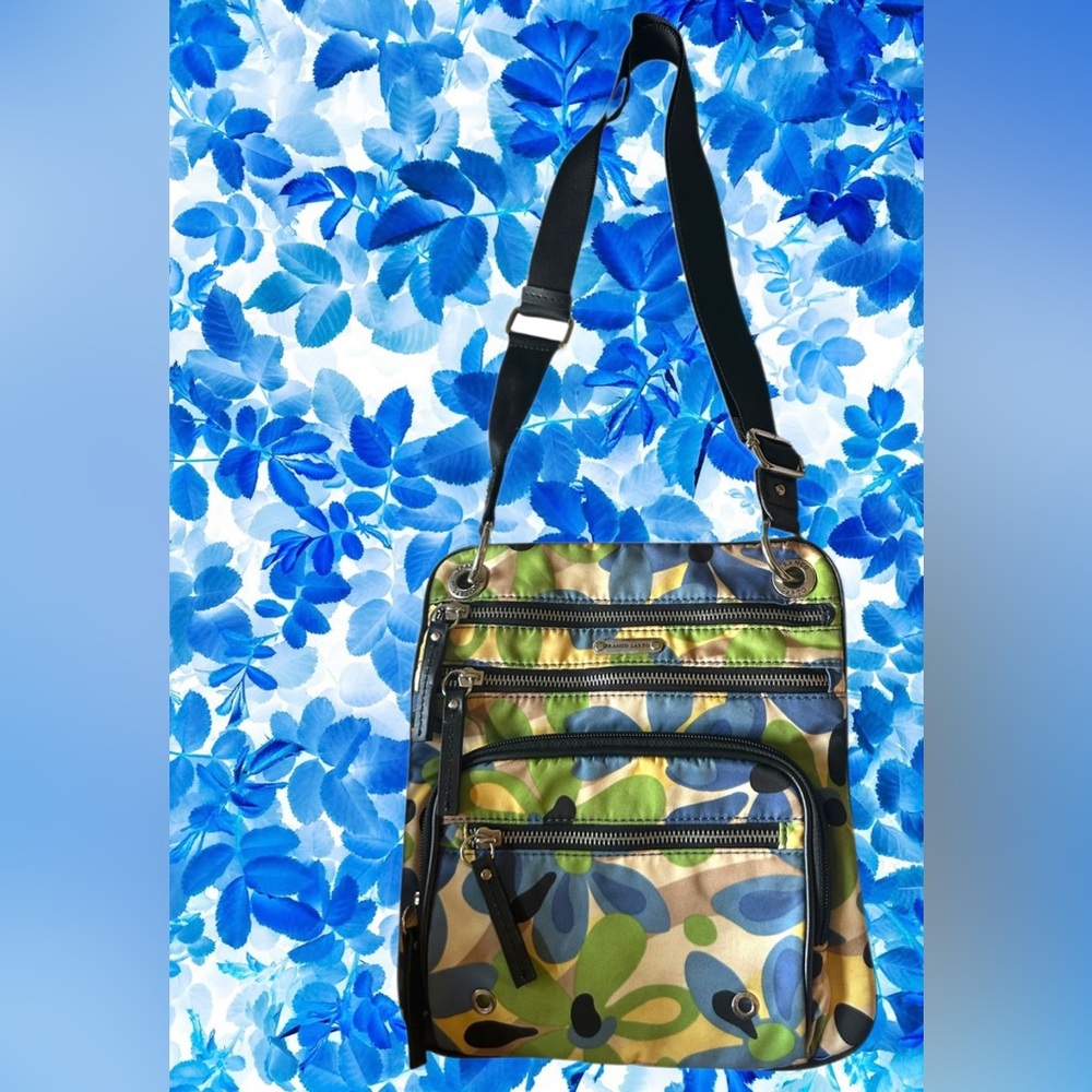 Franco Sarto Floral Fabric Crossbody Bag